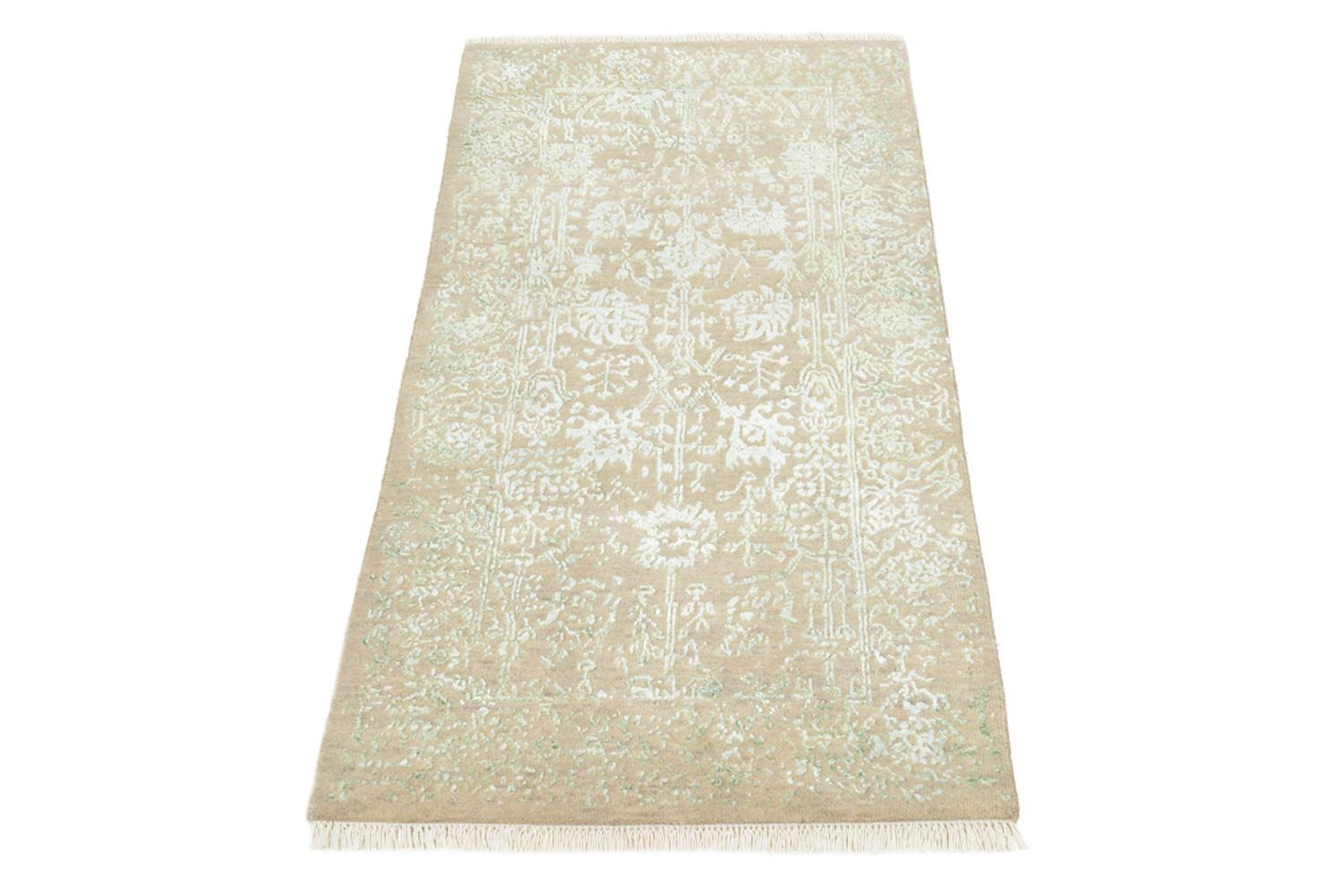 Designer tæppe - 139 x 71 cm - sand