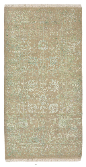 Designer tæppe - 139 x 74 cm - sand