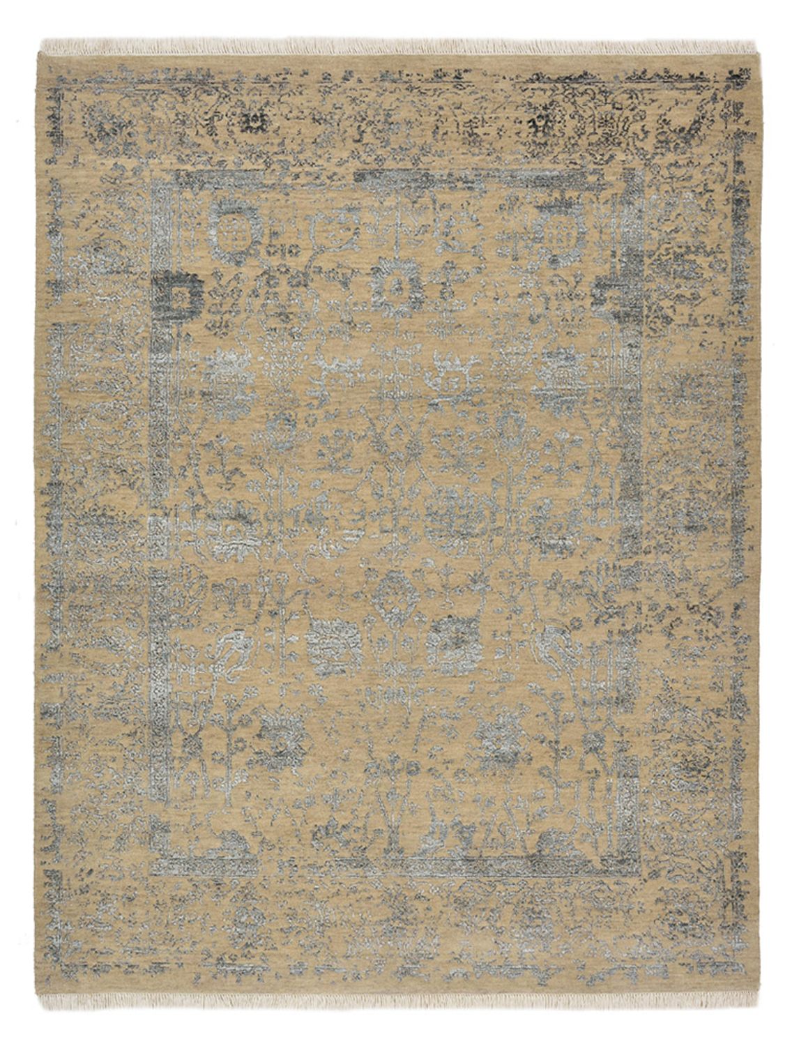 Designer tæppe - 184 x 151 cm - sand