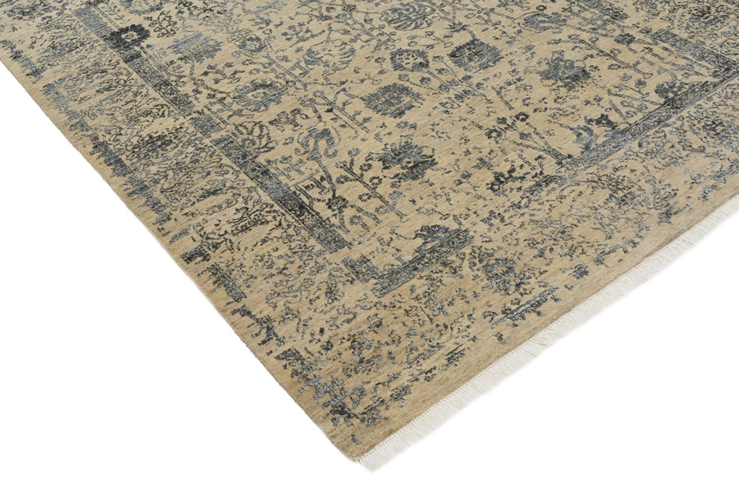 Designer tæppe - 184 x 151 cm - sand