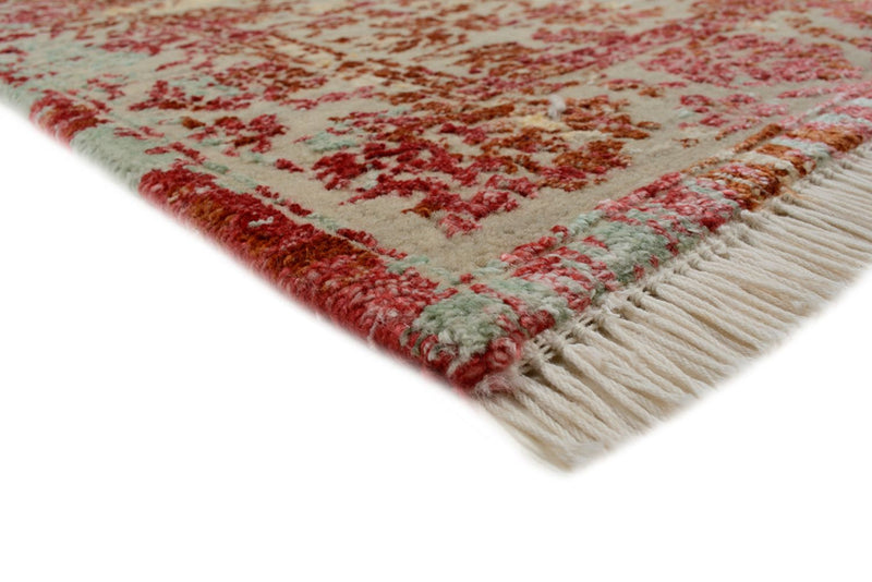 Designer tæppe - 134 x 71 cm - lysrød