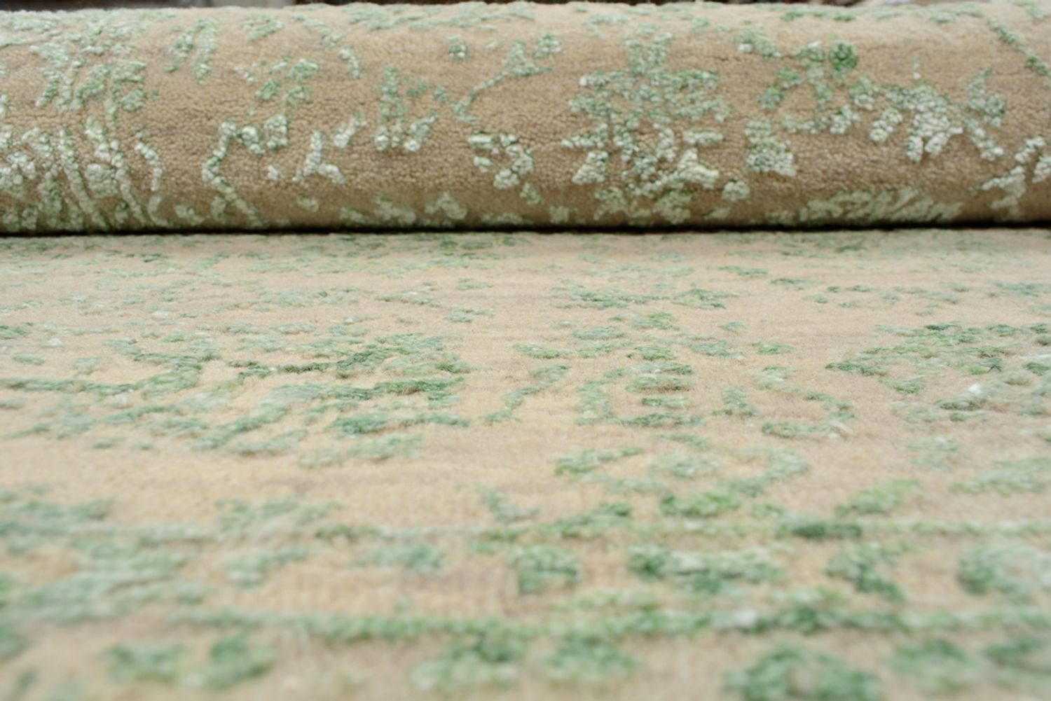 Designer tæppe - 133 x 76 cm - sand