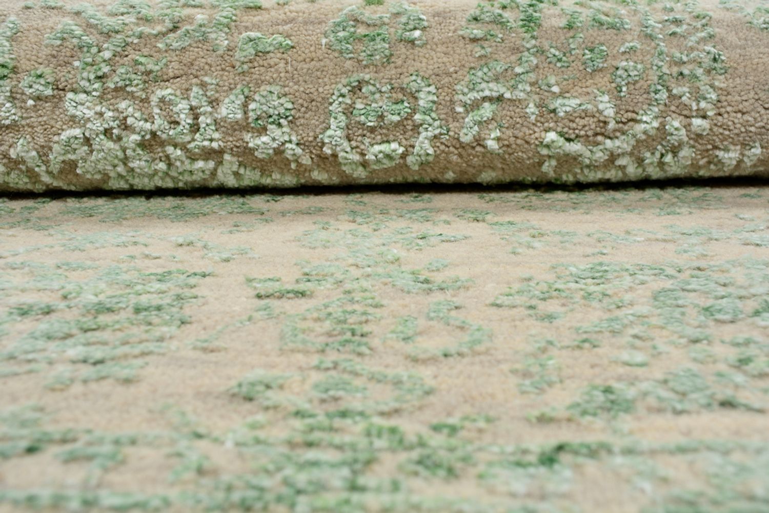 Designer tæppe - 123 x 77 cm - sand
