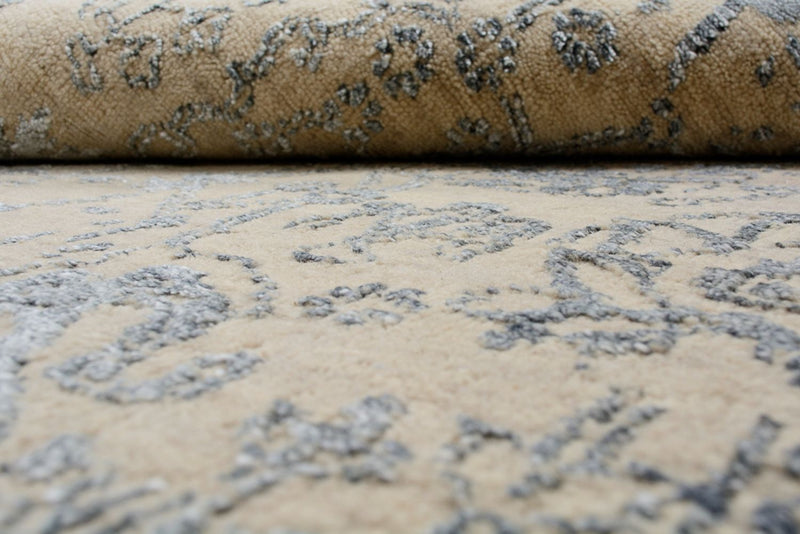Designer tæppe - 201 x 155 cm - sand