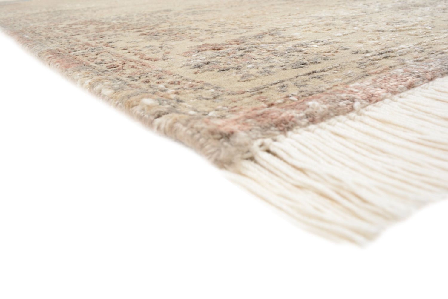Designer tæppe - 179 x 131 cm - lys beige