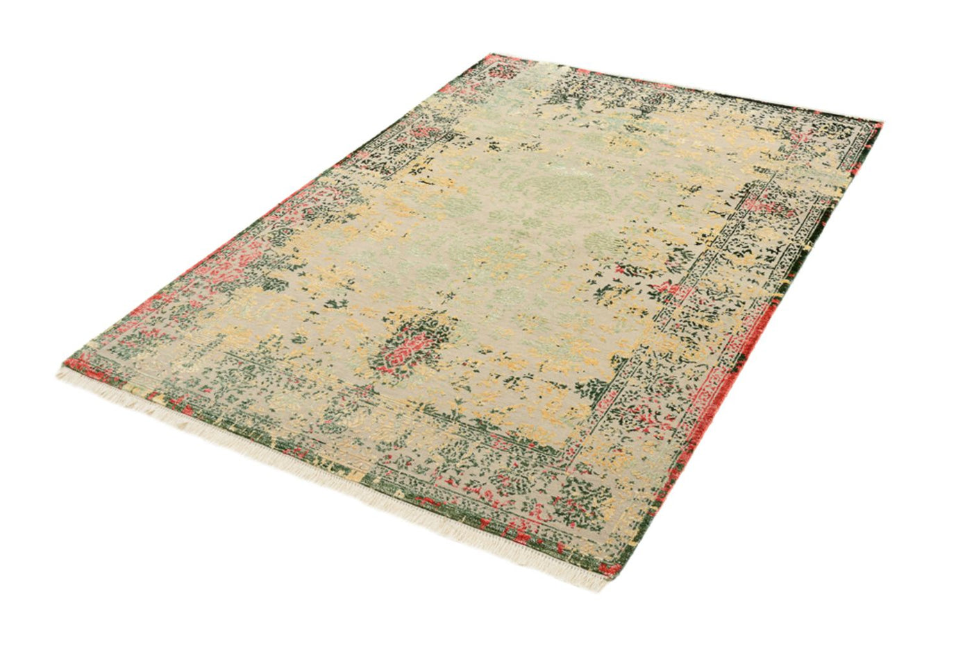 Designer tæppe - 188 x 130 cm - lys beige