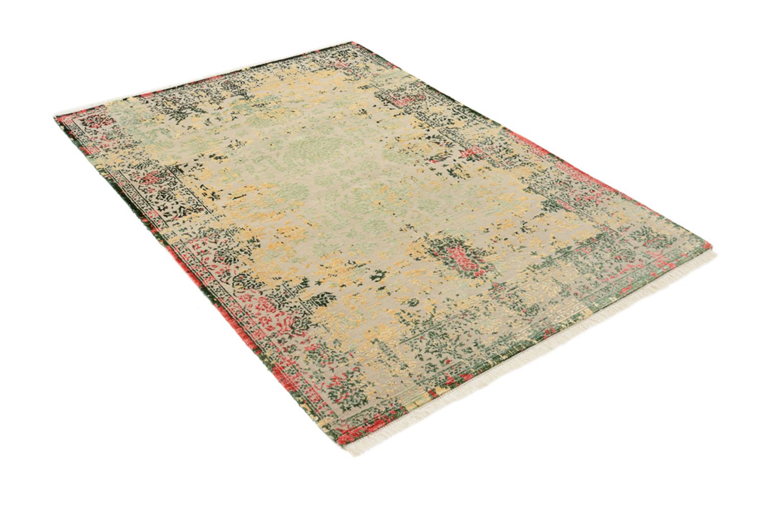 Designer tæppe - 188 x 130 cm - lys beige