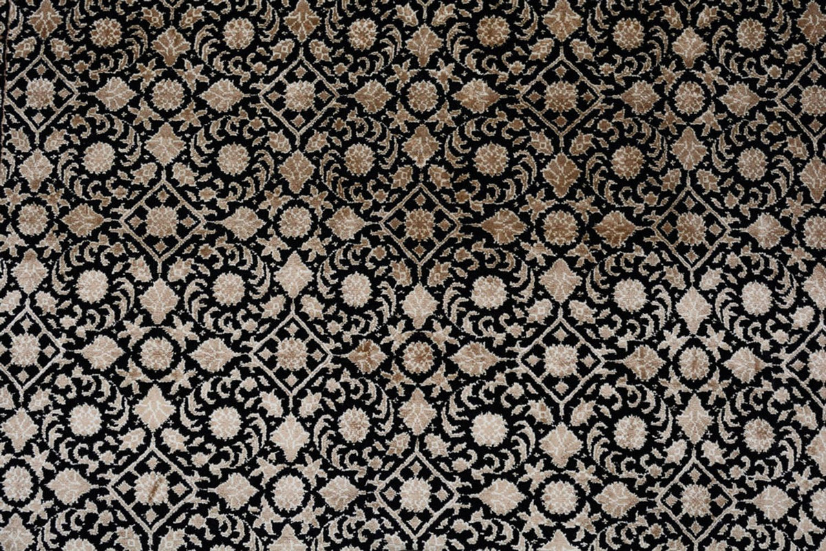 Orientalsk tæppe - Bijar - Indus - 204 x 141 cm - mørk beige