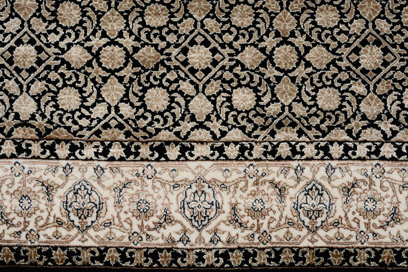 Orientalsk tæppe - Bijar - Indus - 203 x 144 cm - mørk beige