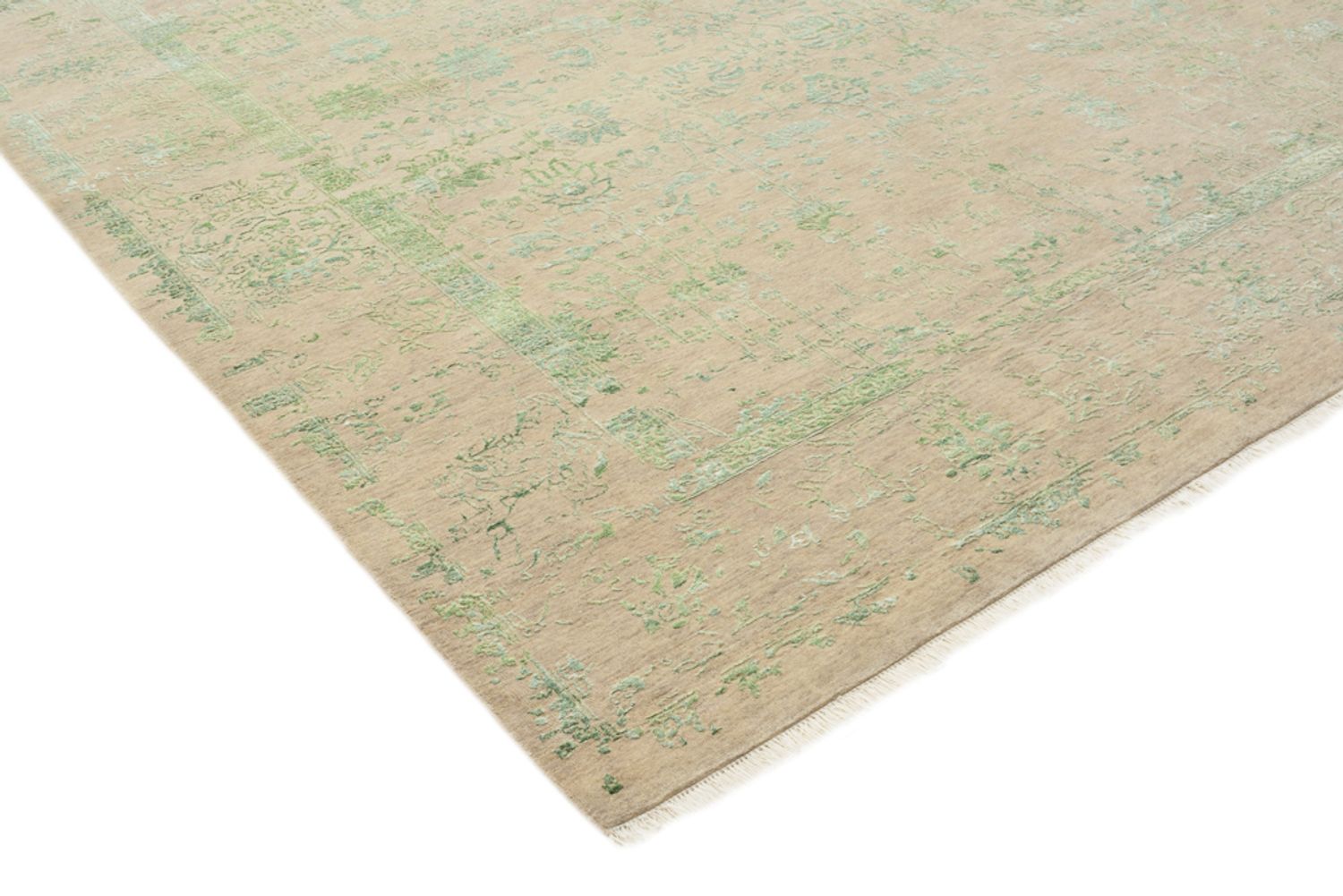 Designer tæppe - 296 x 256 cm - sand
