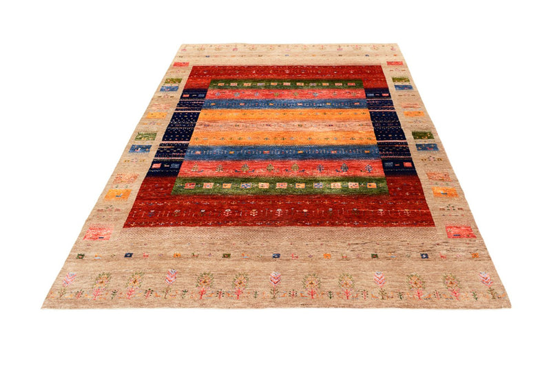 Gabbeh-tæppe - Loribaft Indus - 244 x 173 cm - flerfarvet