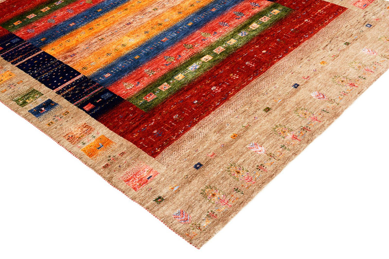 Gabbeh-tæppe - Loribaft Indus - 244 x 173 cm - flerfarvet