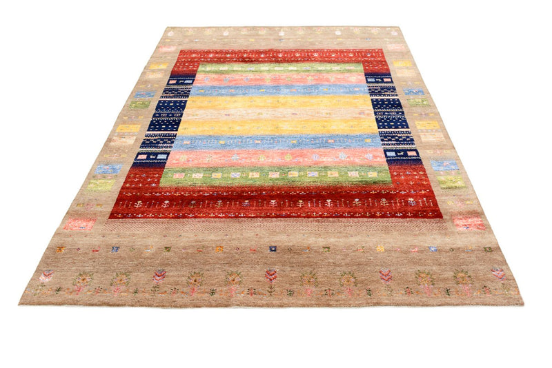 Gabbeh-tæppe - Loribaft Indus - 244 x 173 cm - flerfarvet