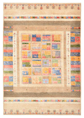 Gabbeh-tæppe - Loribaft Indus - 244 x 171 cm - flerfarvet