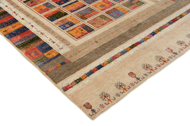 Gabbeh-tæppe - Loribaft Indus - 244 x 171 cm - flerfarvet