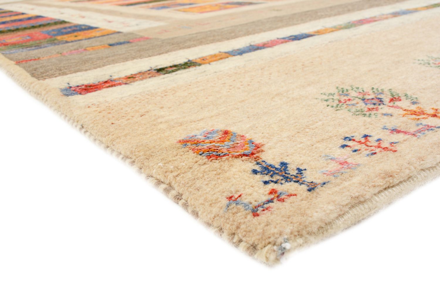 Gabbeh-tæppe - Loribaft Indus - 244 x 171 cm - flerfarvet