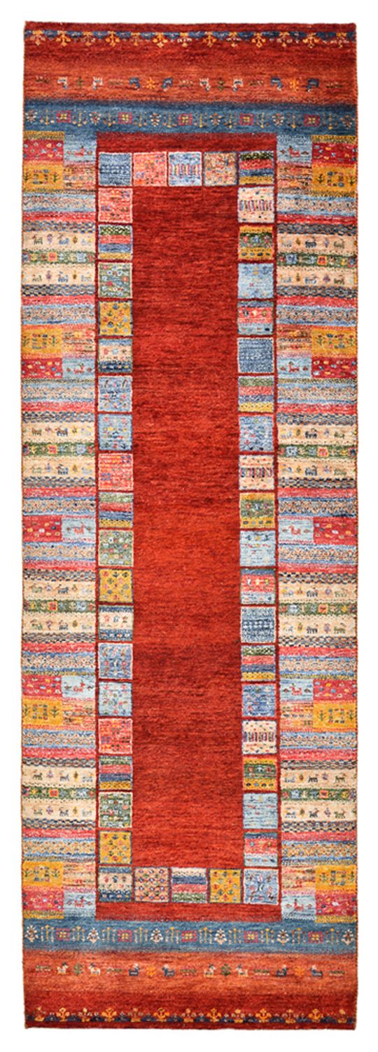 Løber Gabbeh-tæppe - Loribaft Indus - 249 x 82 cm - flerfarvet