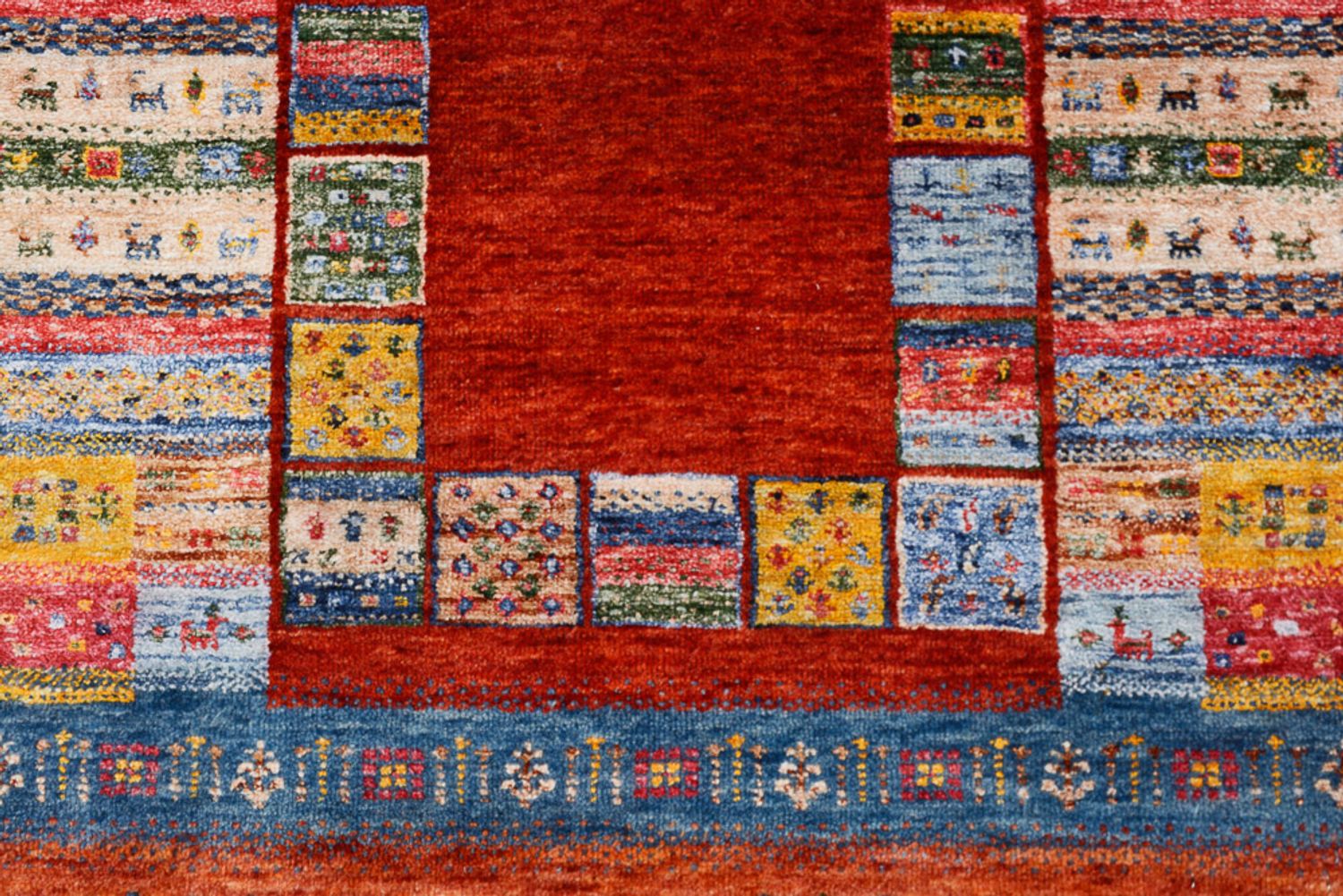 Løber Gabbeh-tæppe - Loribaft Indus - 249 x 82 cm - flerfarvet