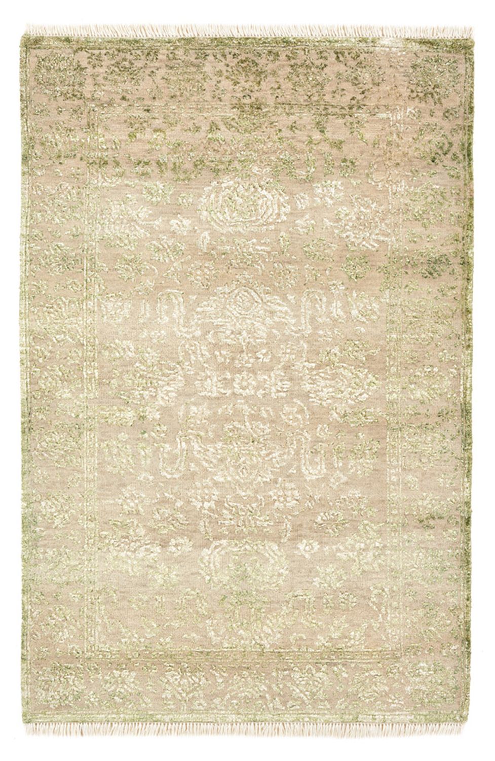 Designer tæppe - 126 x 84 cm - sand