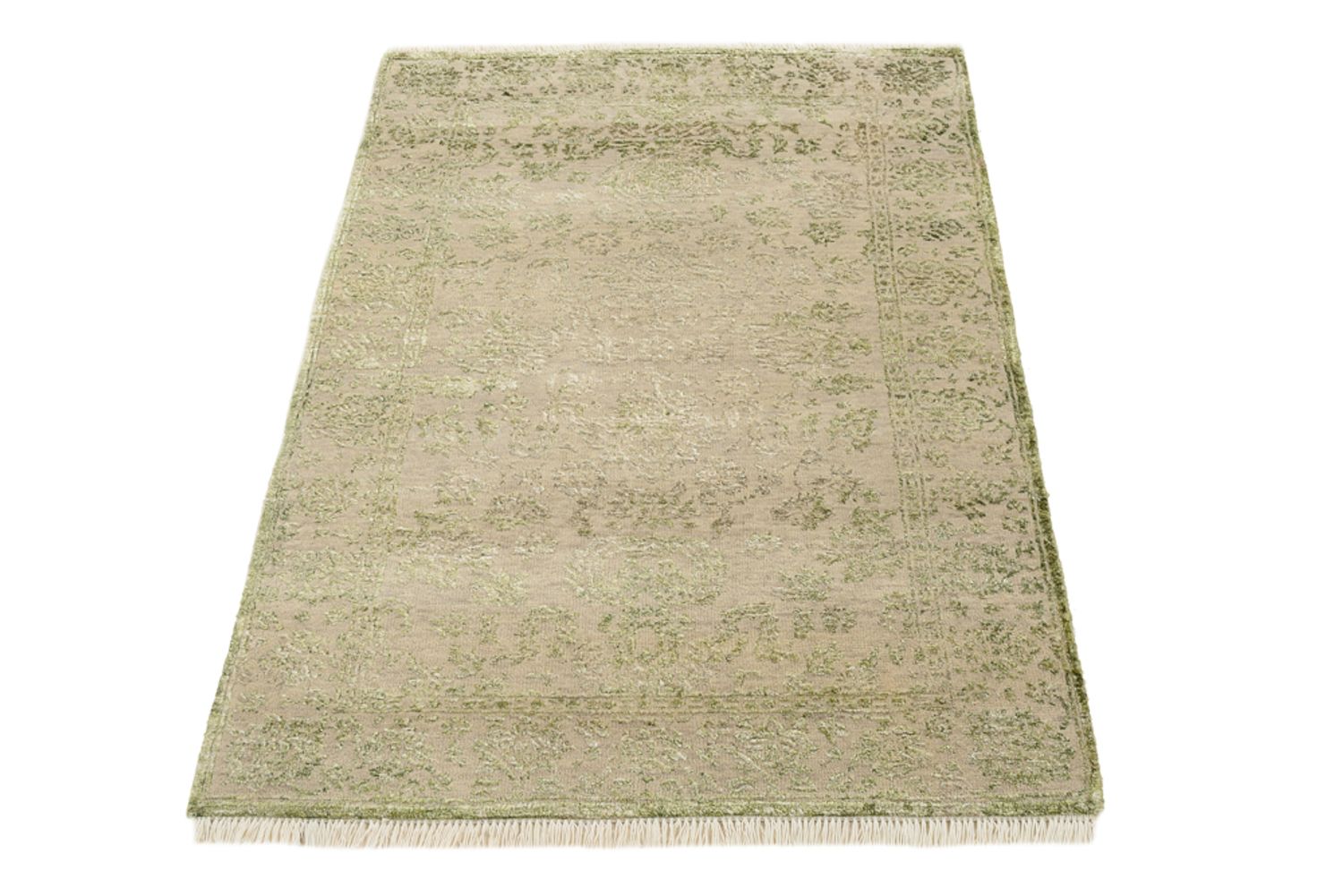 Designer tæppe - 126 x 84 cm - sand