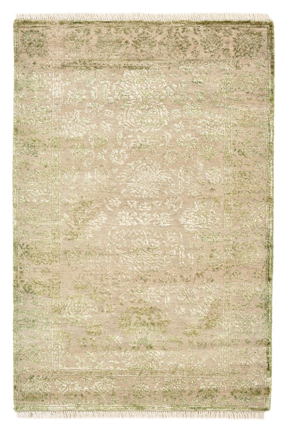 Designer tæppe - 124 x 85 cm - sand