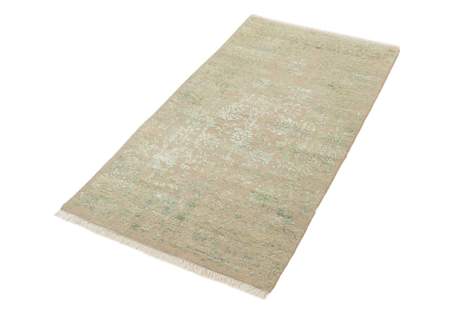 Designer tæppe - 136 x 74 cm - sand