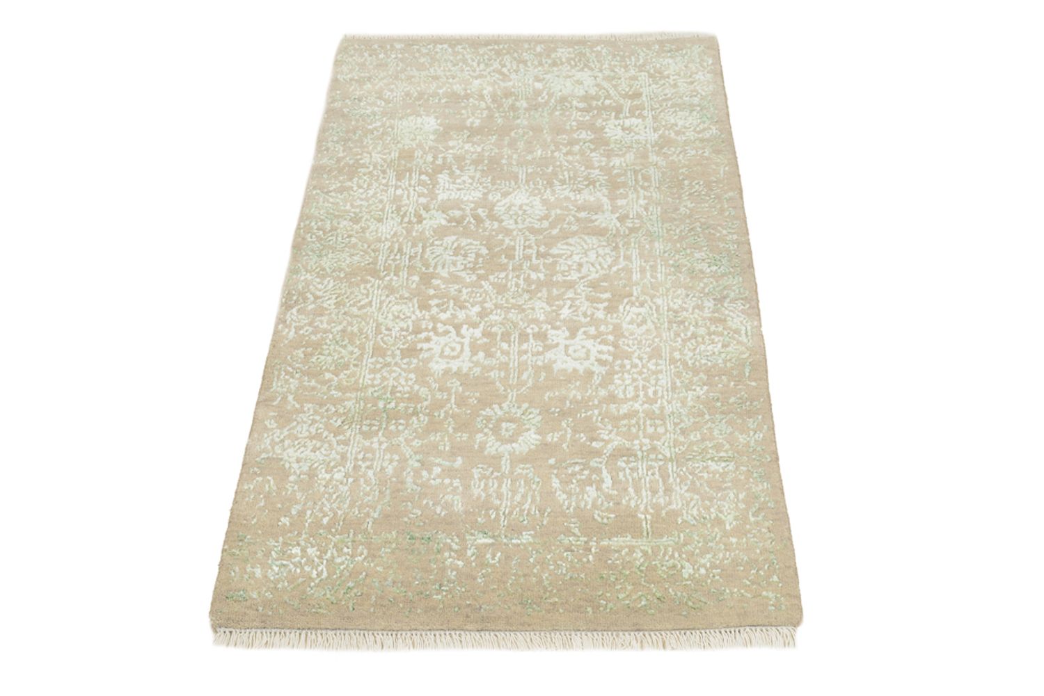 Designer tæppe - 136 x 74 cm - sand