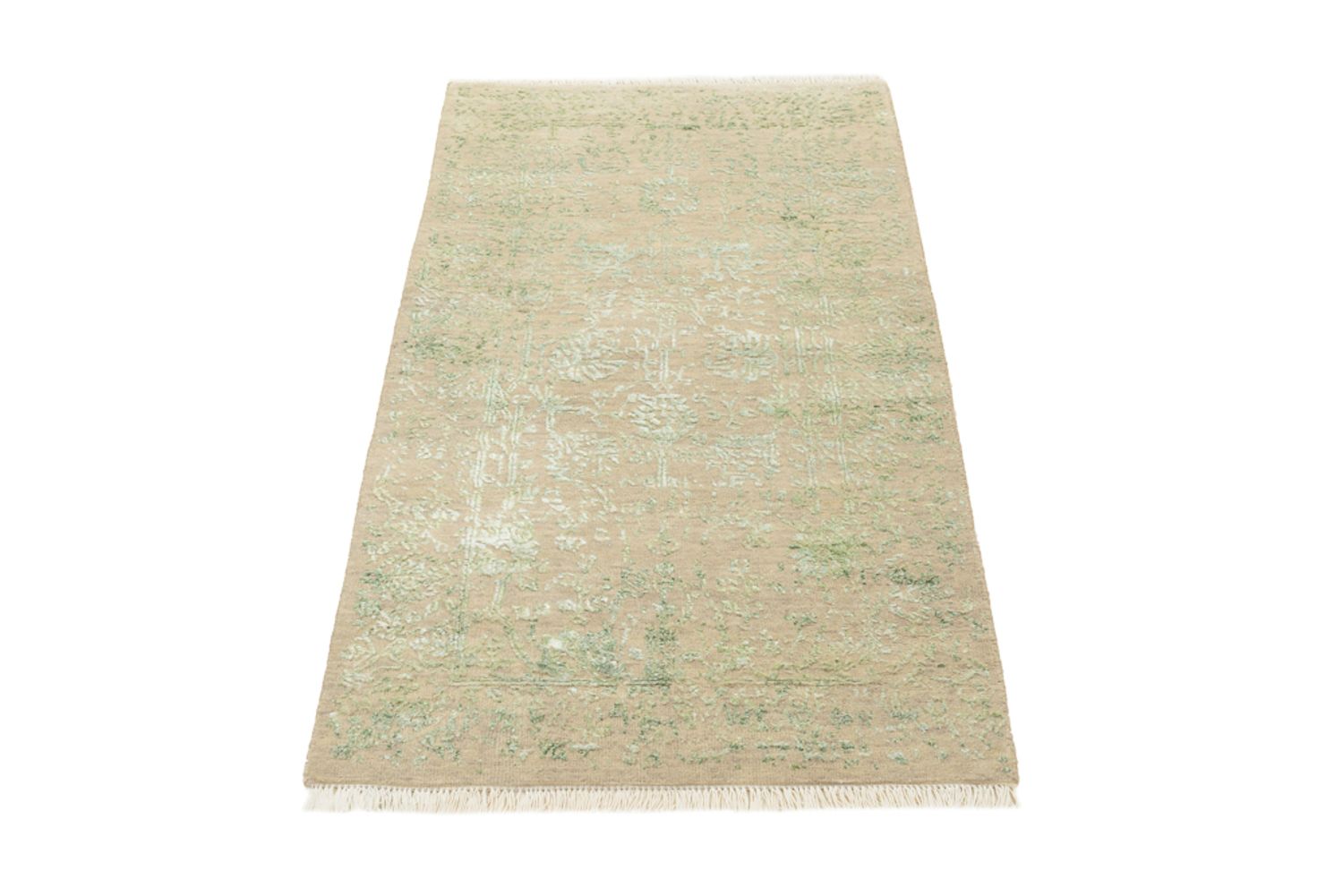 Designer tæppe - 136 x 72 cm - sand
