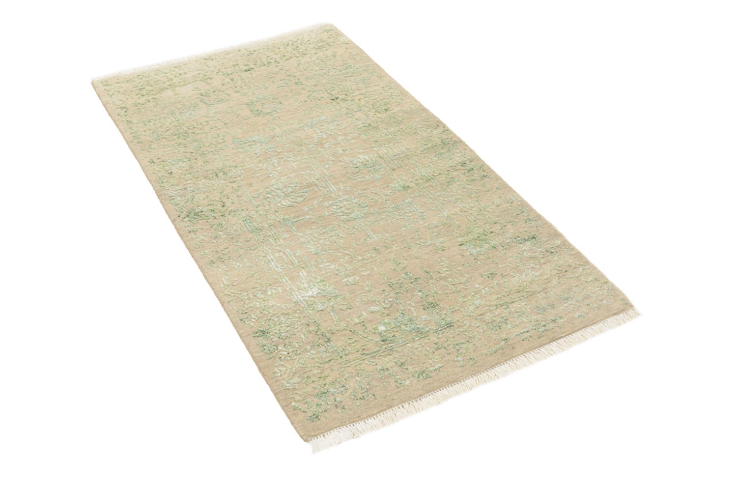 Designer tæppe - 136 x 72 cm - sand