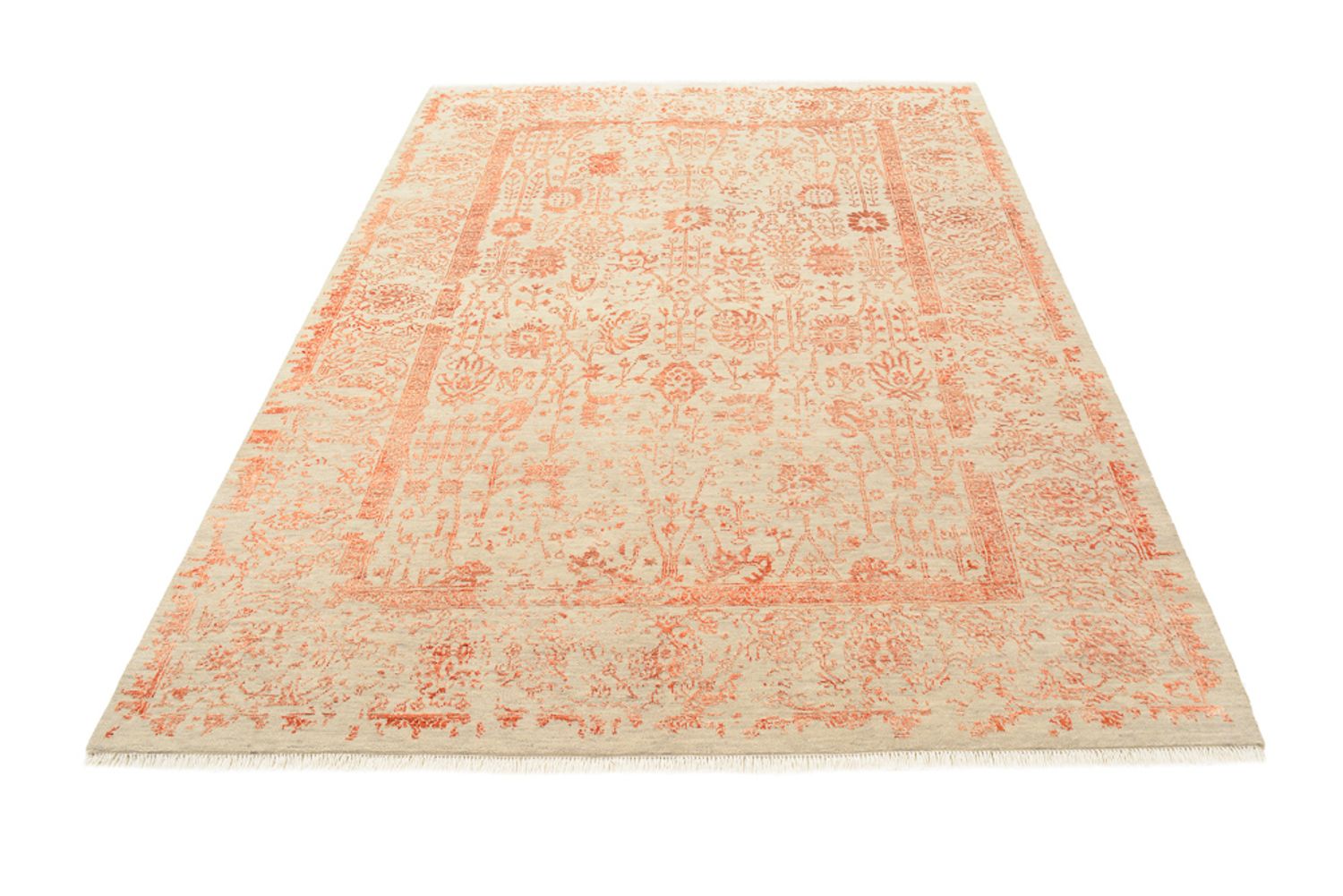 Designer tæppe - 181 x 127 cm - orange