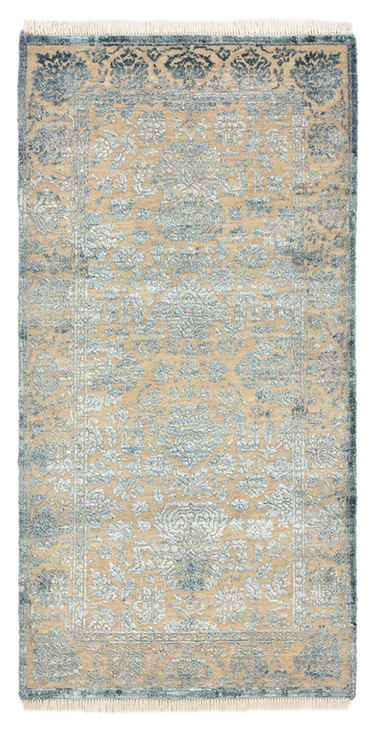 Designer tæppe - 134 x 70 cm - lysegrå