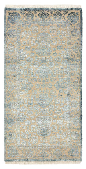 Designer tæppe - 134 x 70 cm - lysegrå