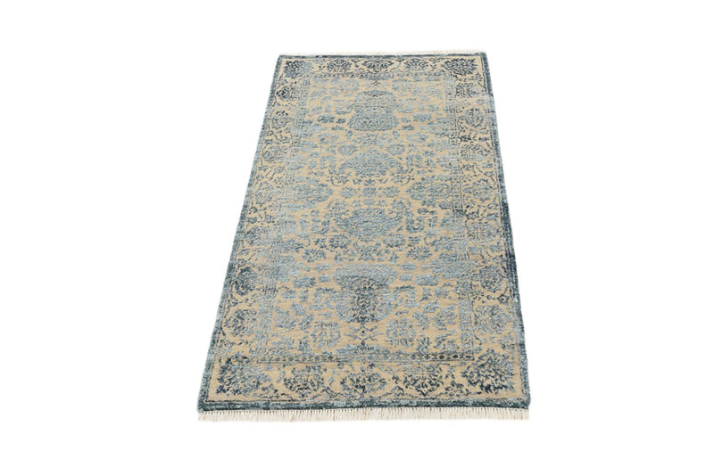 Designer tæppe - 134 x 70 cm - lysegrå