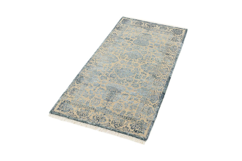 Designer tæppe - 134 x 70 cm - lysegrå