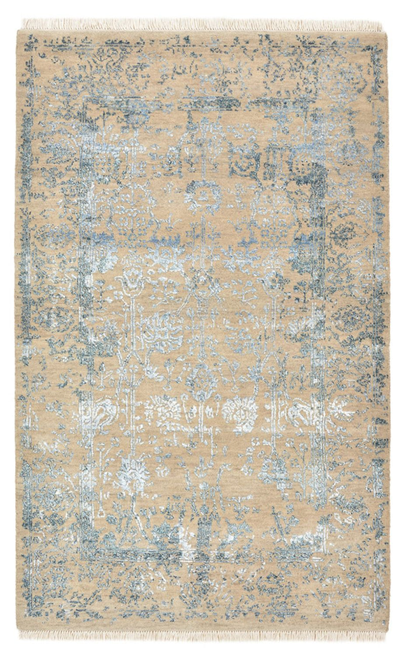 Designer tæppe - 149 x 95 cm - lys beige