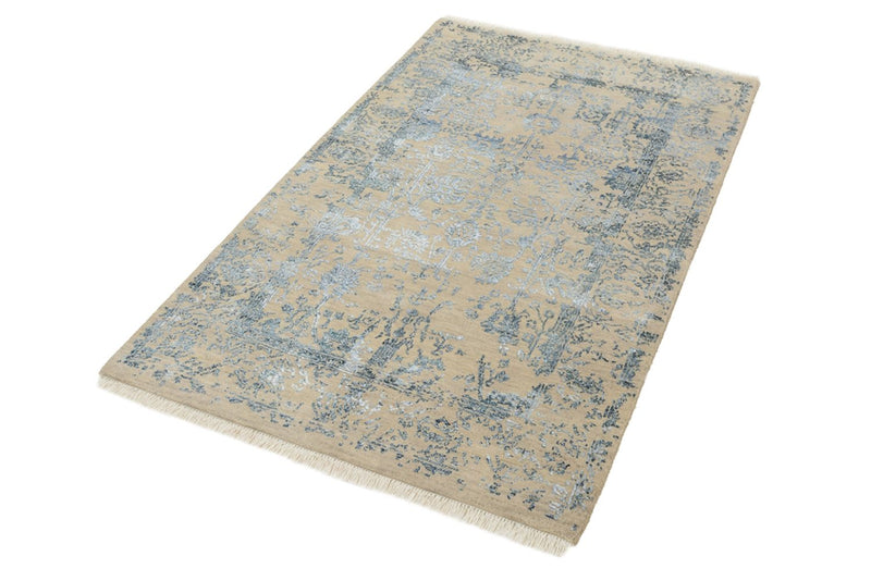Designer tæppe - 149 x 95 cm - lys beige