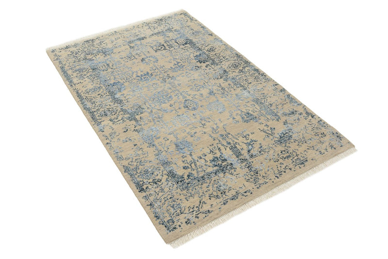 Designer tæppe - 149 x 95 cm - lys beige