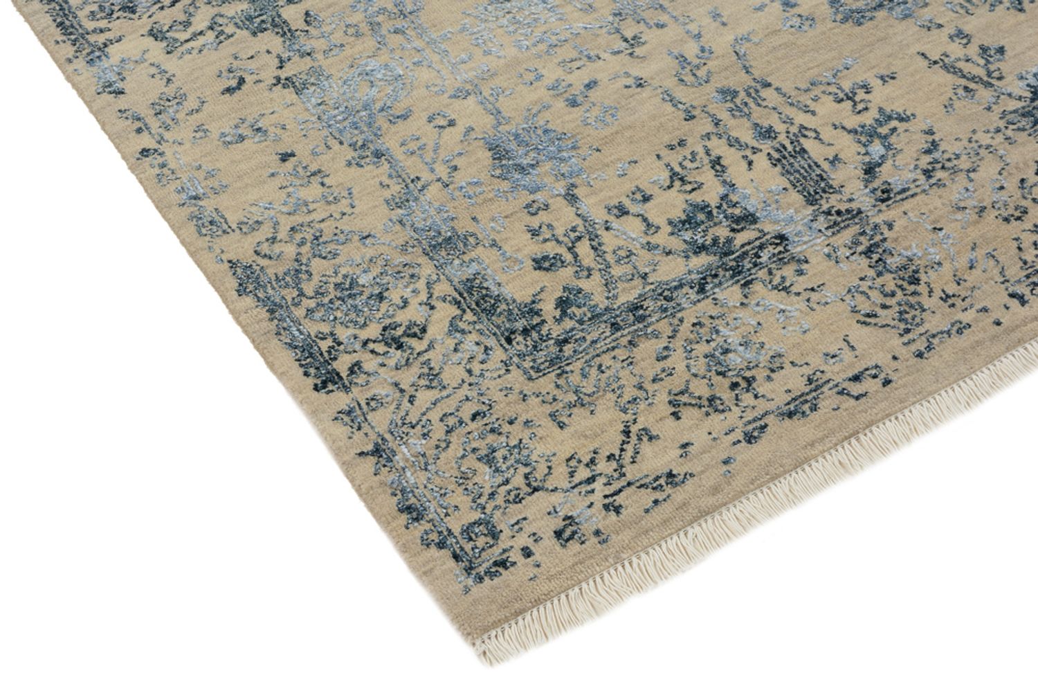 Designer tæppe - 149 x 95 cm - lys beige