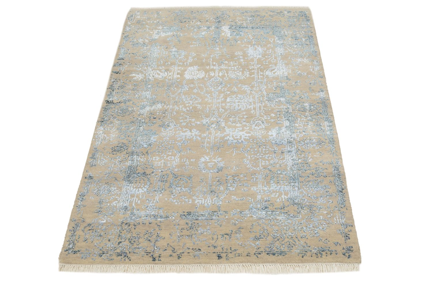 Designer tæppe - 149 x 95 cm - lys beige