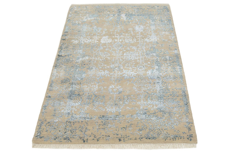 Designer tæppe - 149 x 95 cm - lys beige