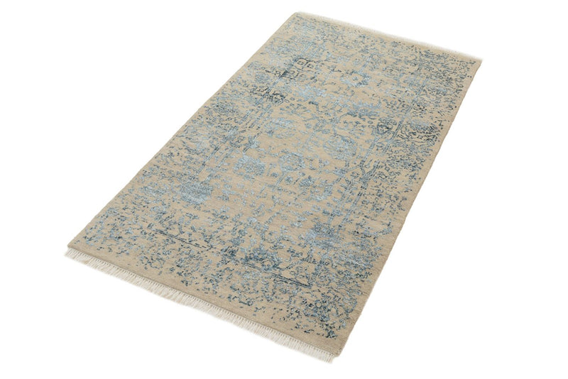 Designer tæppe - 137 x 76 cm - lys beige
