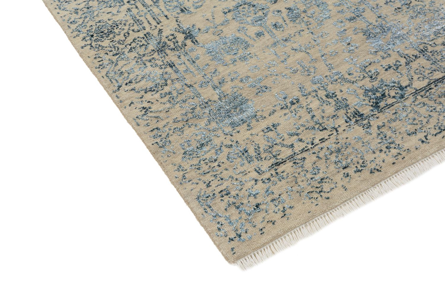 Designer tæppe - 137 x 76 cm - lys beige