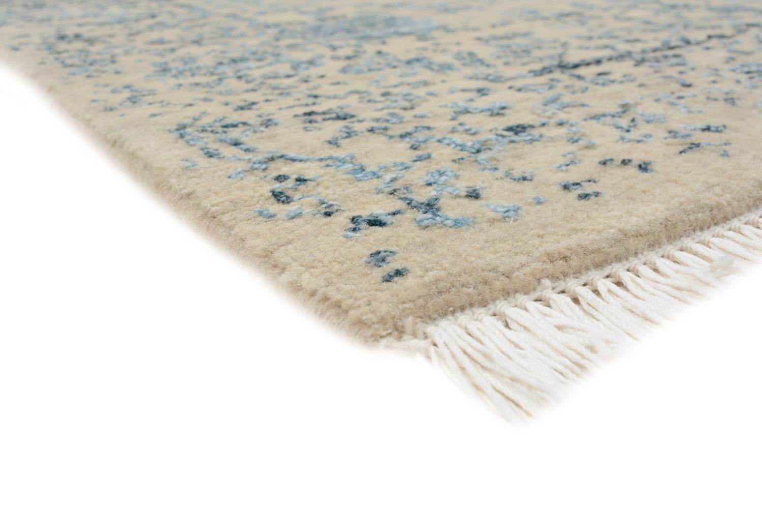 Designer tæppe - 137 x 76 cm - lys beige