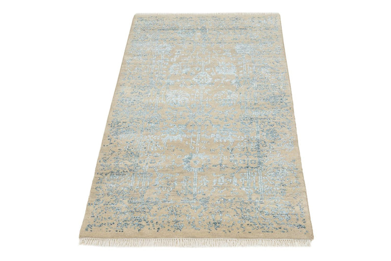 Designer tæppe - 137 x 76 cm - lys beige