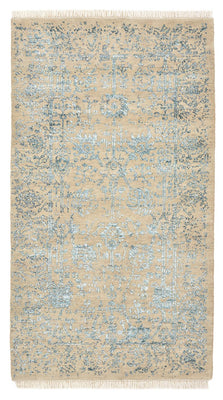 Designer tæppe - 137 x 78 cm - lys beige