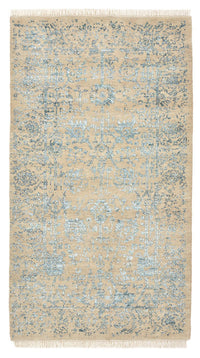 Designer tæppe - 137 x 78 cm - lys beige