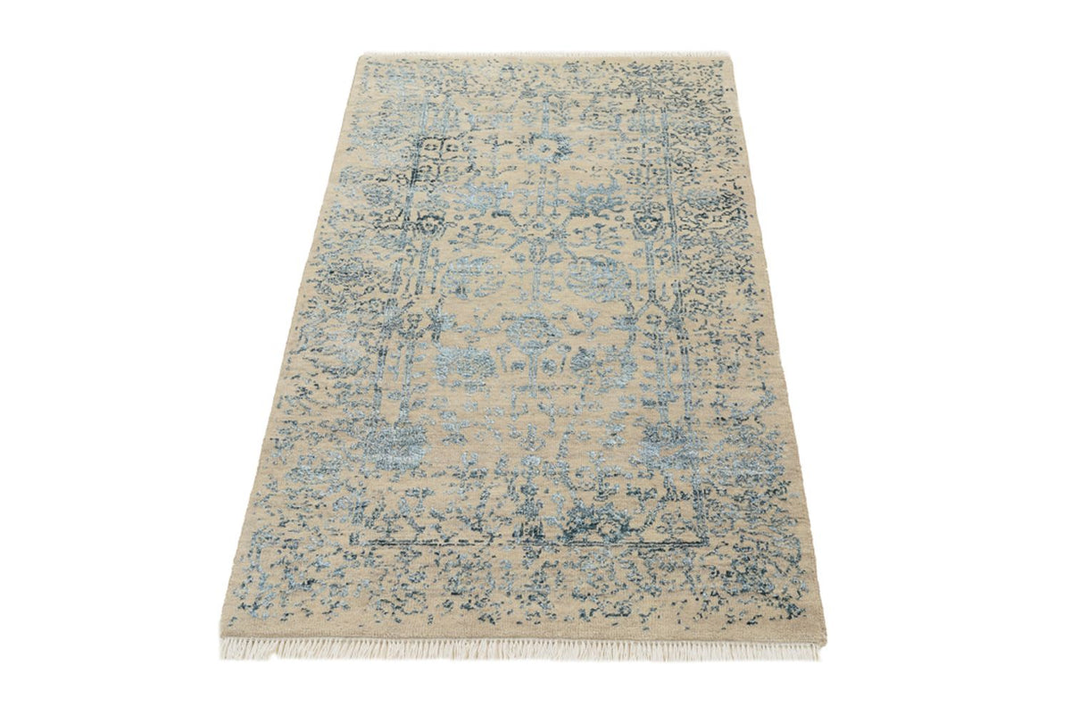 Designer tæppe - 137 x 78 cm - lys beige