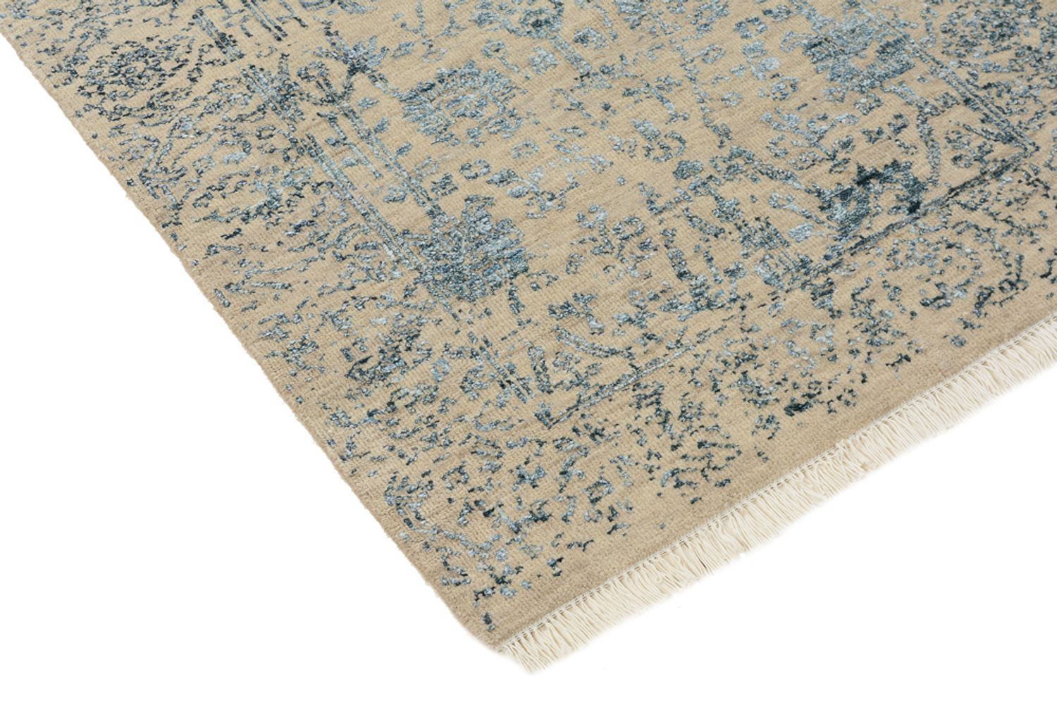 Designer tæppe - 137 x 78 cm - lys beige