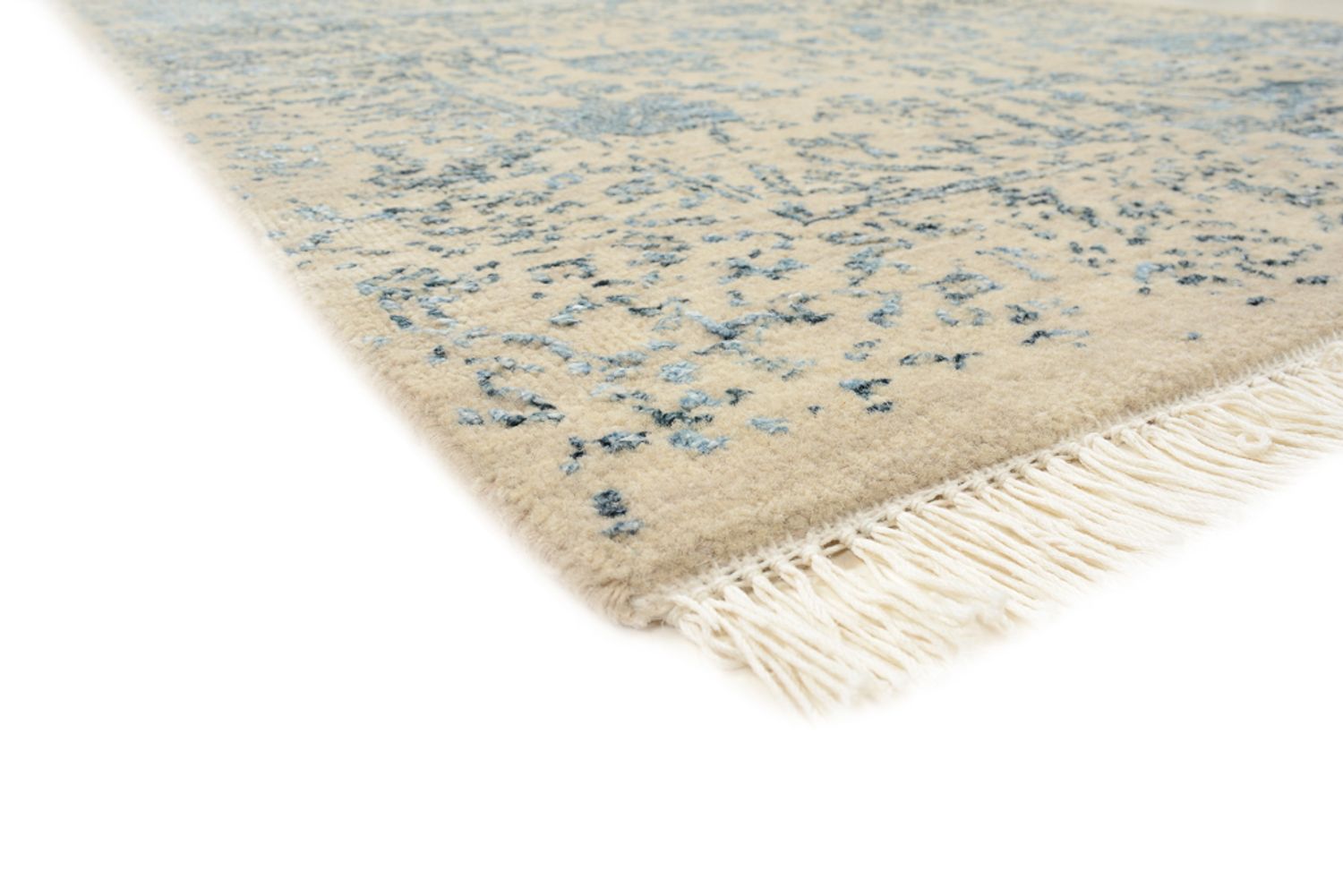 Designer tæppe - 137 x 78 cm - lys beige
