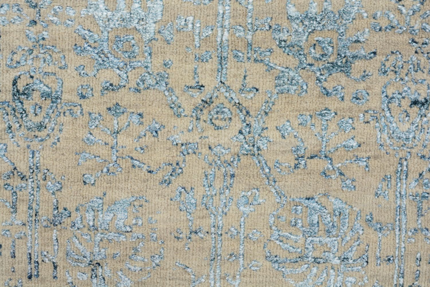Designer tæppe - 137 x 78 cm - lys beige